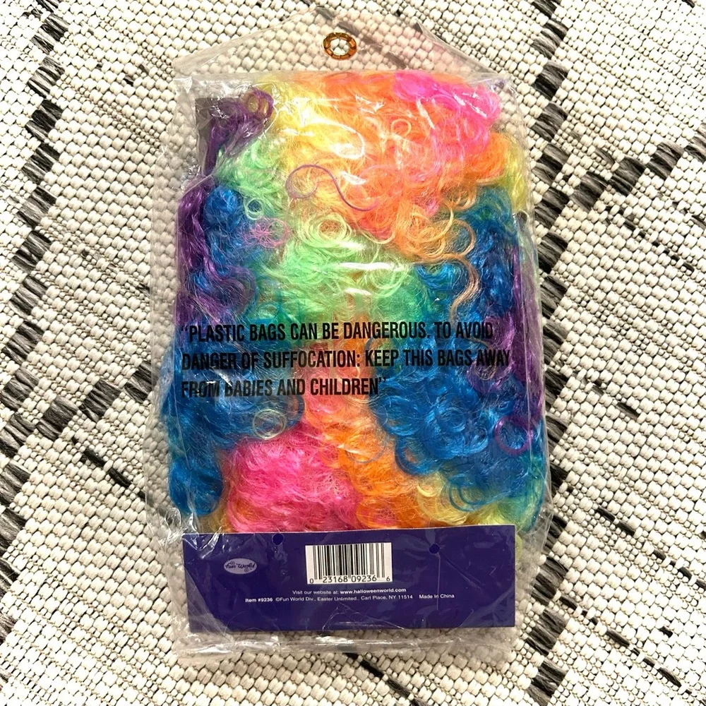 New in Package Rainbow 🌈 🤡 Clown Wig
